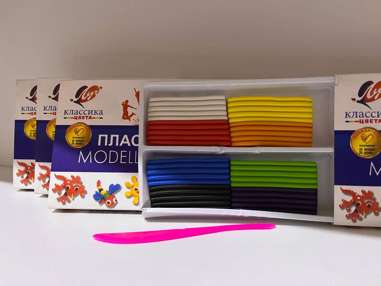 Пластилин 8шт