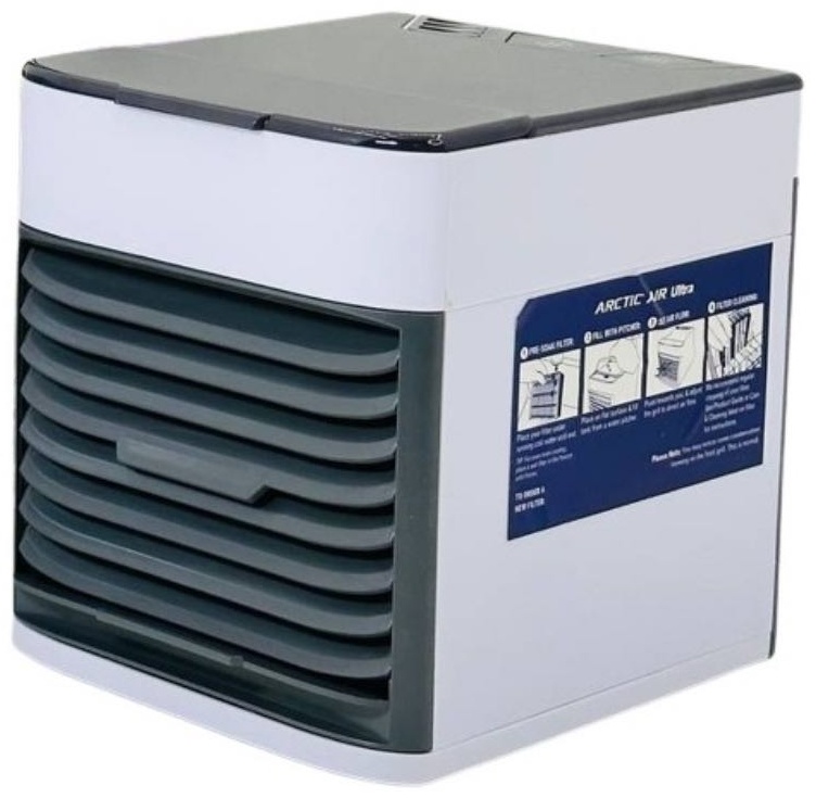 Воздухоохладитель Mini Air Cooler белый, серый