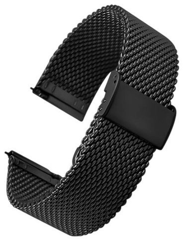 Ремешок BOGEMA для Samsung Galaxy Watch3, Galaxy Watch4, Galaxy Watch4 Classic, Galaxy Watch5, Galaxy Watch5 Pro, Galaxy Watch Active, Galaxy Watch Active2, Galaxy Watch6 Classic, Galaxy Watch6, Galaxy Watch FE, Galaxy Watch 7 черный