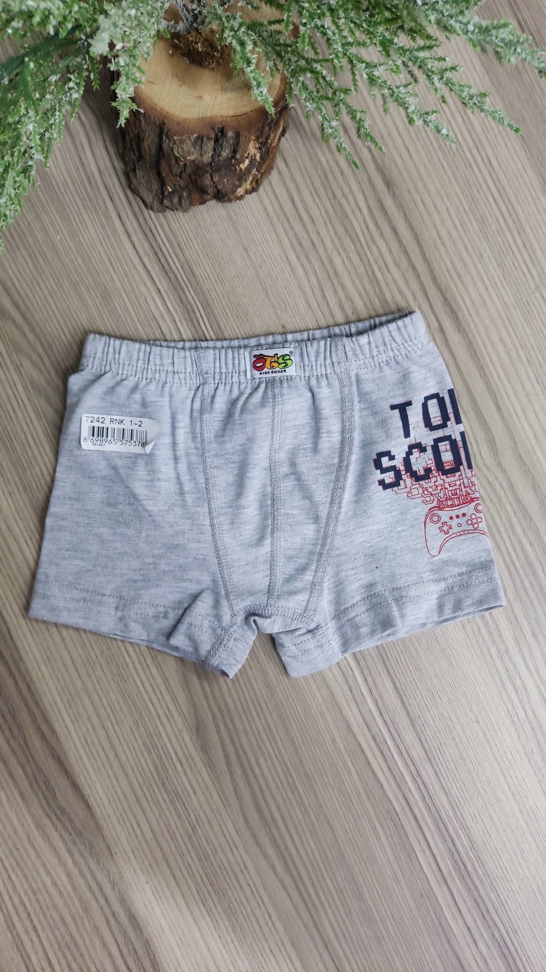 Боксеры Ots серый