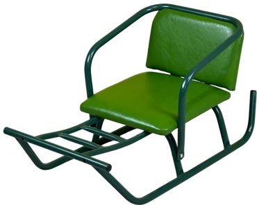 Санки Мир Игрушек 5698 зеленый