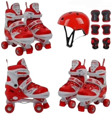 Power Superb ROLLER SKATES FROM NS-SPORT черный, красный M31-34 (30-33(