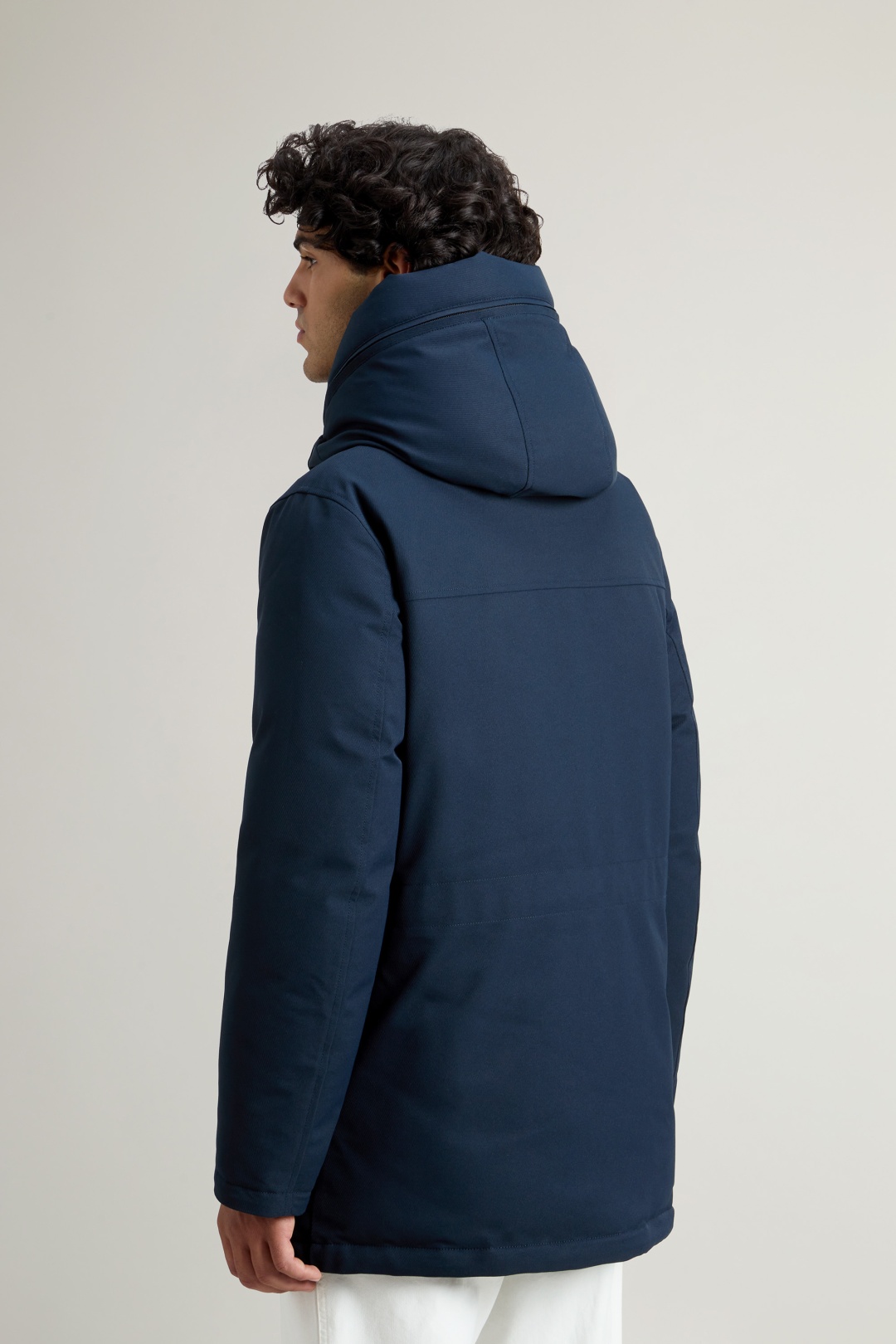 Парка WOOLRICH синий