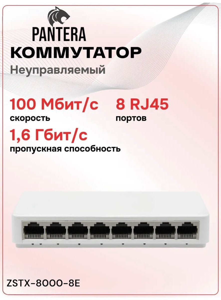 Коммутатор Pantera 8000B-8E