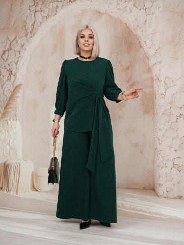 Костюм вечерний Fashion зеленый, темно-зеленый