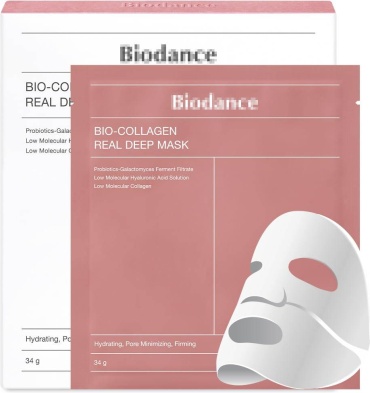 Маска для лица Biodance гидрогелевая Глубокоувлажняющая гидрогелевая маска с коллагеном и ферментами 4 шт