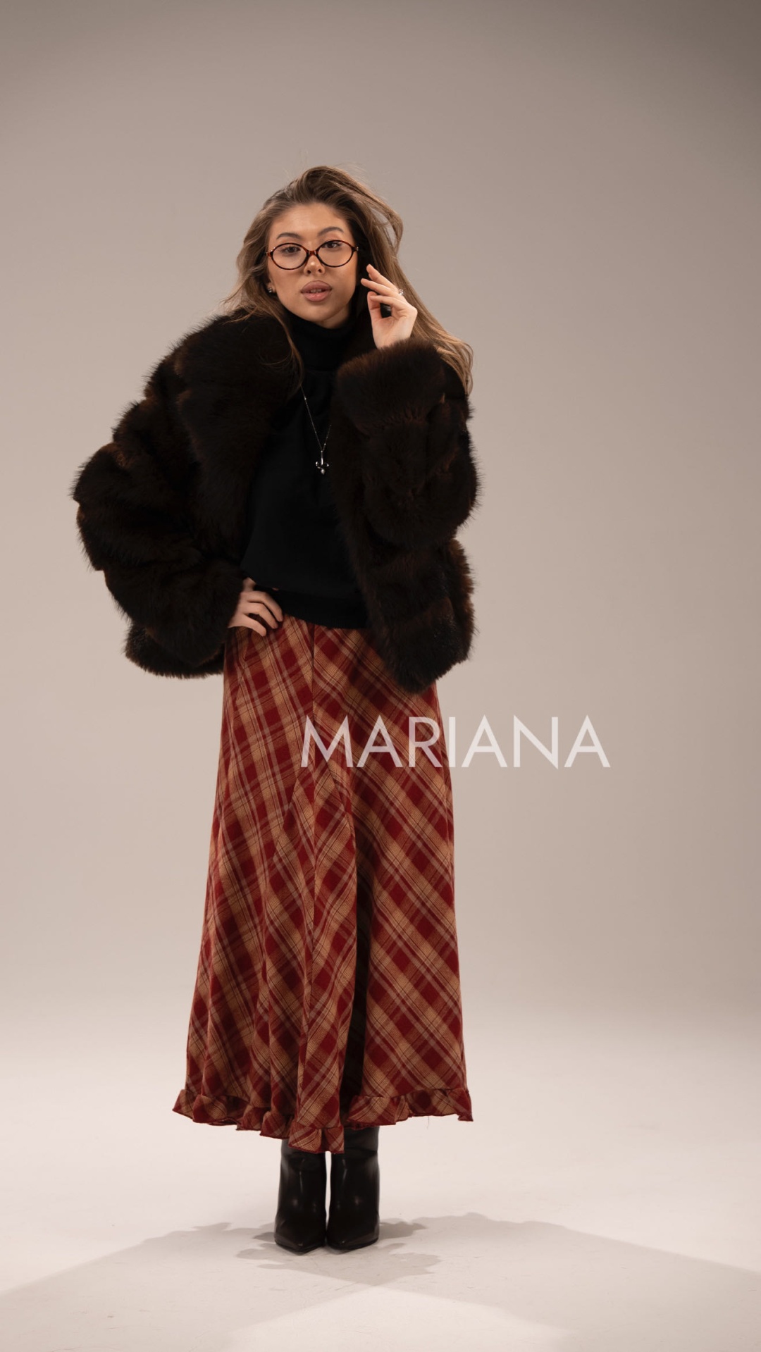 Шуба MARIANA коричневый