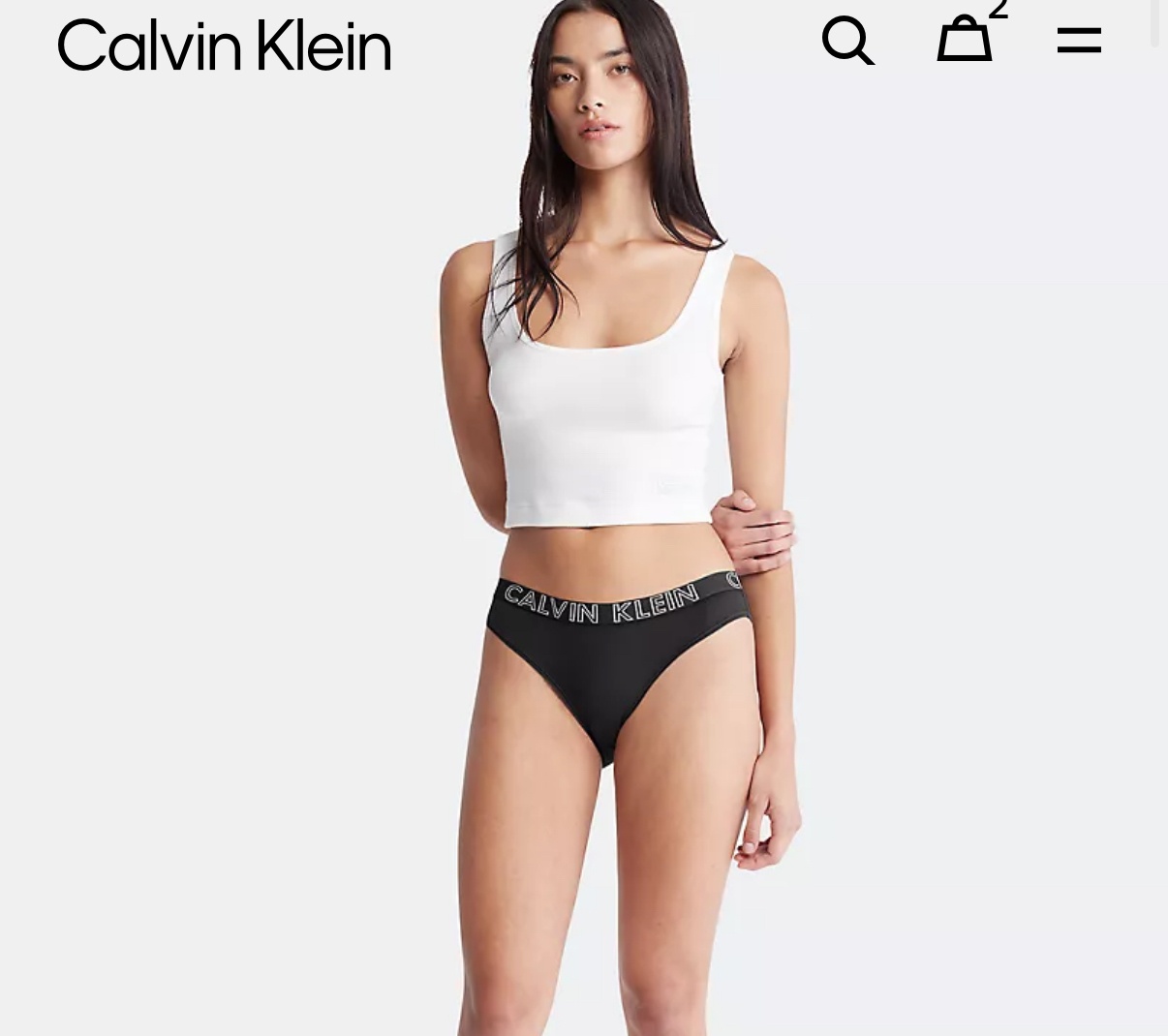 Бикини Calvin Klein черный