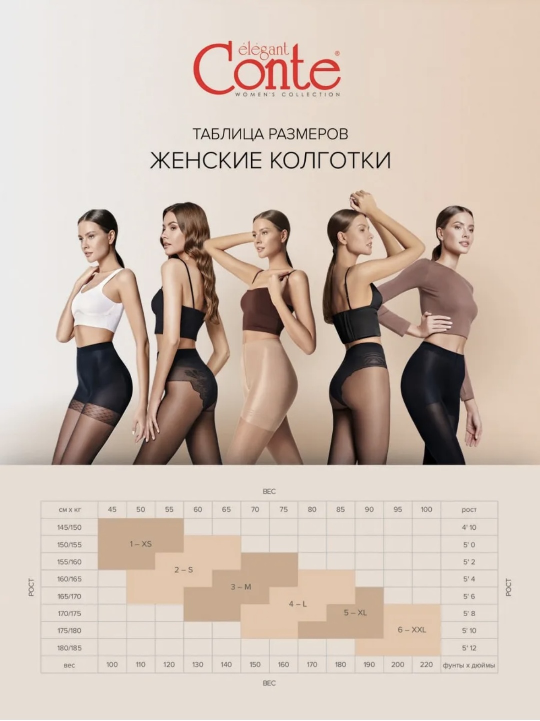 Колготки черный