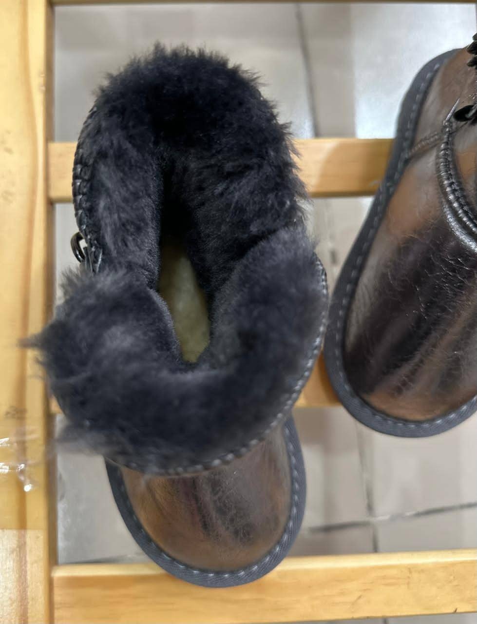 Угги серебристый