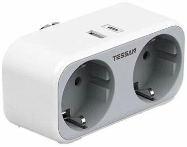 Сетевой фильтр Tessan TS-WS02DE00 0 м