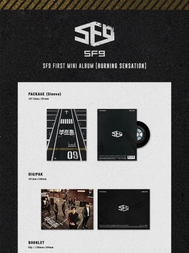 FNC Entertainment SF9 - BURNING SENSATION 1st Mini Album