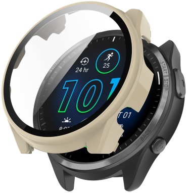 Чехол BOGEMA для Garmin Forerunner 965 бежевый