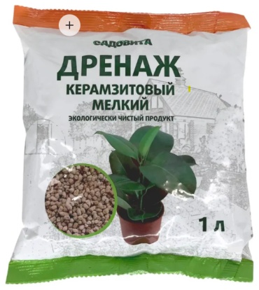 Садовита гранулы Дренаж керамзитовый мелкий 1 л