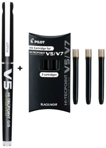 PILOT HI-TECPOINT V5 cartridge system палочки для отрисовки эскиза 4 шт