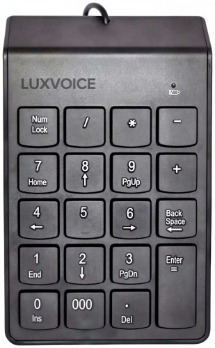 Клавиатура LuxVoice K-07 черный