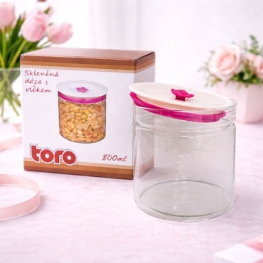 Toro банка декоративная ваза для хранения, стекло