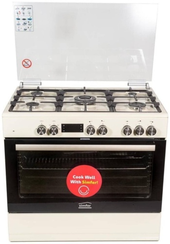 Кухонная плита Simfer F9507 YEWRRF бежевый