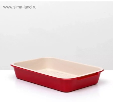 Лоток с решеткой красный