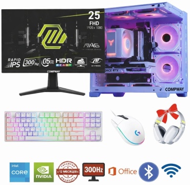 Compway i5-12400F / RTX 4060 / 16 Гб / SSD 500 Гб / Win 11 Pro