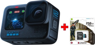 Экшн-камера GoPro HERO 12 Black Edition + microSD256GB