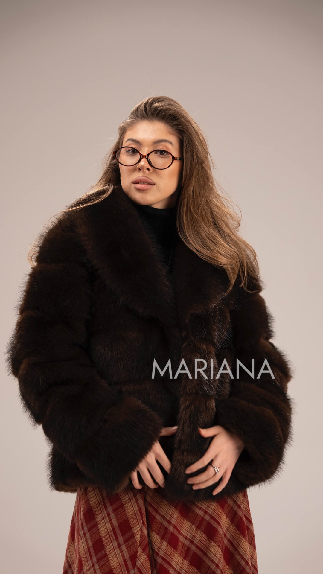 Шуба MARIANA коричневый