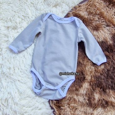 Боди Baby серый