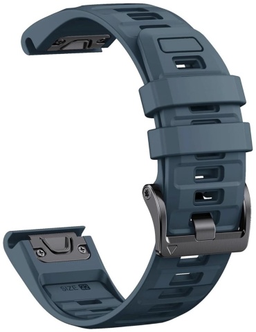 Ремешок для Garmin Fenix 8, Fenix 5, Fenix 6, Fenix 7, Epix Pro (Gen 2) синий