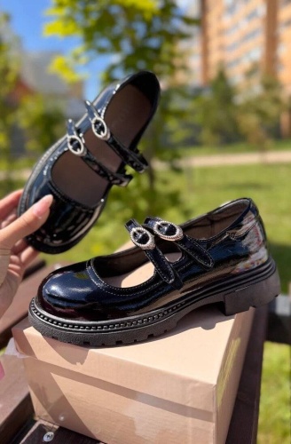 Туфли Leopard Kids черный