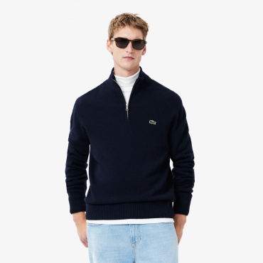 Свитер LACOSTE темно-синий