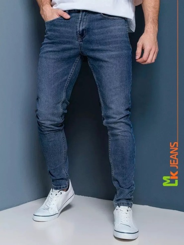 Джинсы зауженные MkJeans синий
