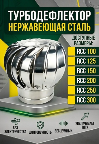 Турбодефлектор RCC 125 мм