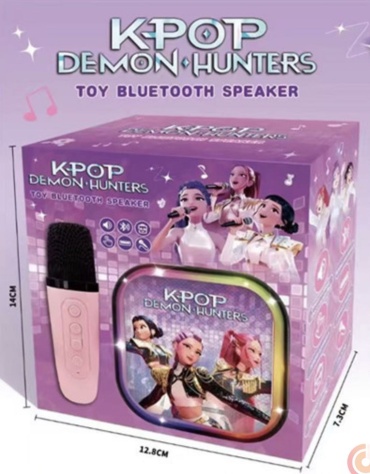 Портативная колонка K-pop demon hunters розовый