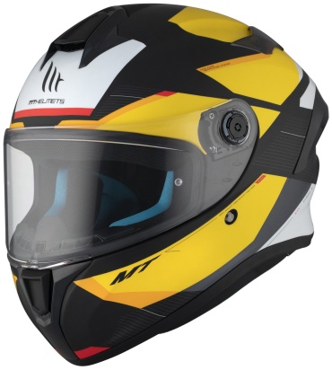 MT Helmets FF106B TARGO S KAY B3 MATT черный, желтый XL