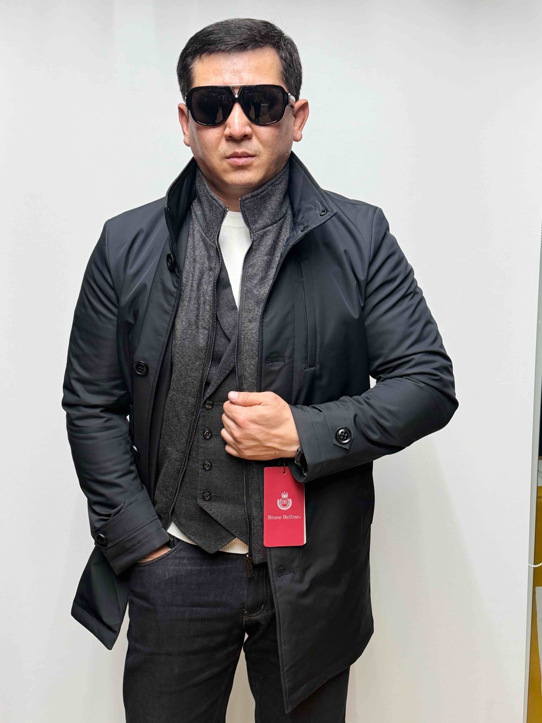 Тренчкот MARIO CASSEL черный