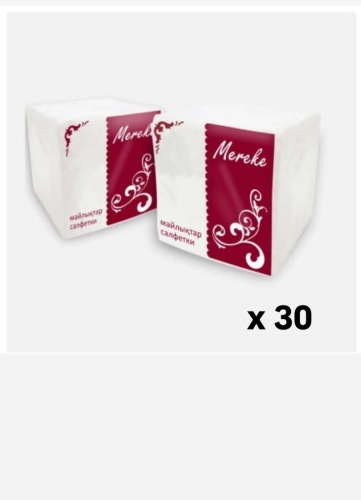 Бумажные салфетки Мереке 30 шт
