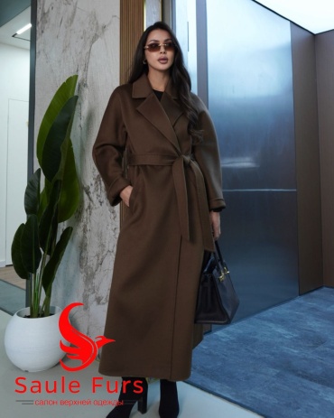 Пальто Max Mara коричневый