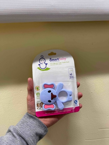 Прорезыватель Smart Baby 335, 1 шт, голубой