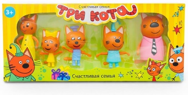 Три кота 11 см 5 шт