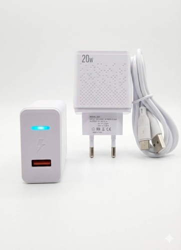 Зарядное устройство C01 USB 20 Вт белый