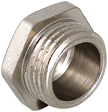 заглушка с резьбой DN 20 НР., Valtec, никель