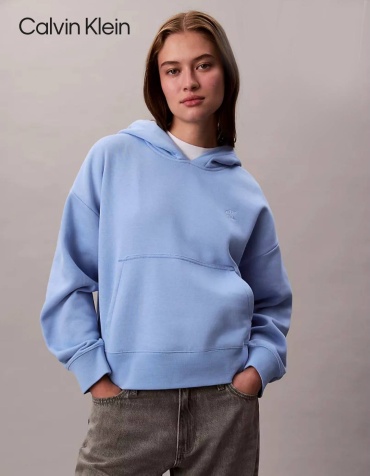 Худи Calvin Klein голубой