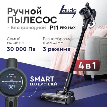 Пылесос P11 PRO MAX черный