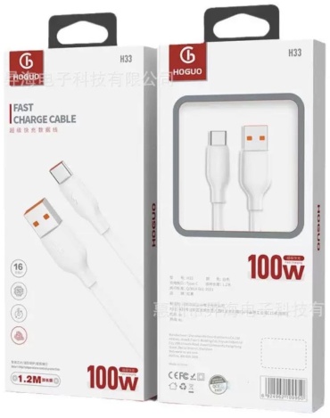 Кабель USB 3.0 (F), USB TypeC (F), 1.2 м, Hog-8477 белый