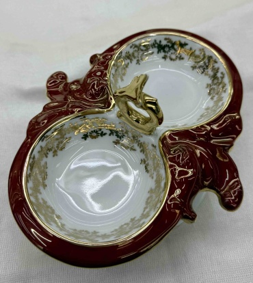 Queens Crown икорница Бардо /878, фарфор