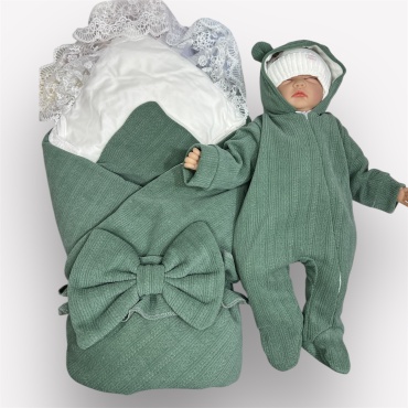 Конверт-одеяло Aylinka baby хаки, зеленый