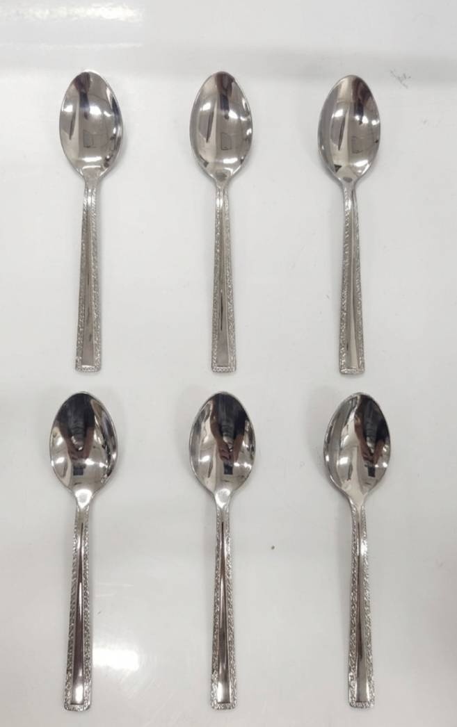Ложка 6 шт, серебристый Чайные ложки