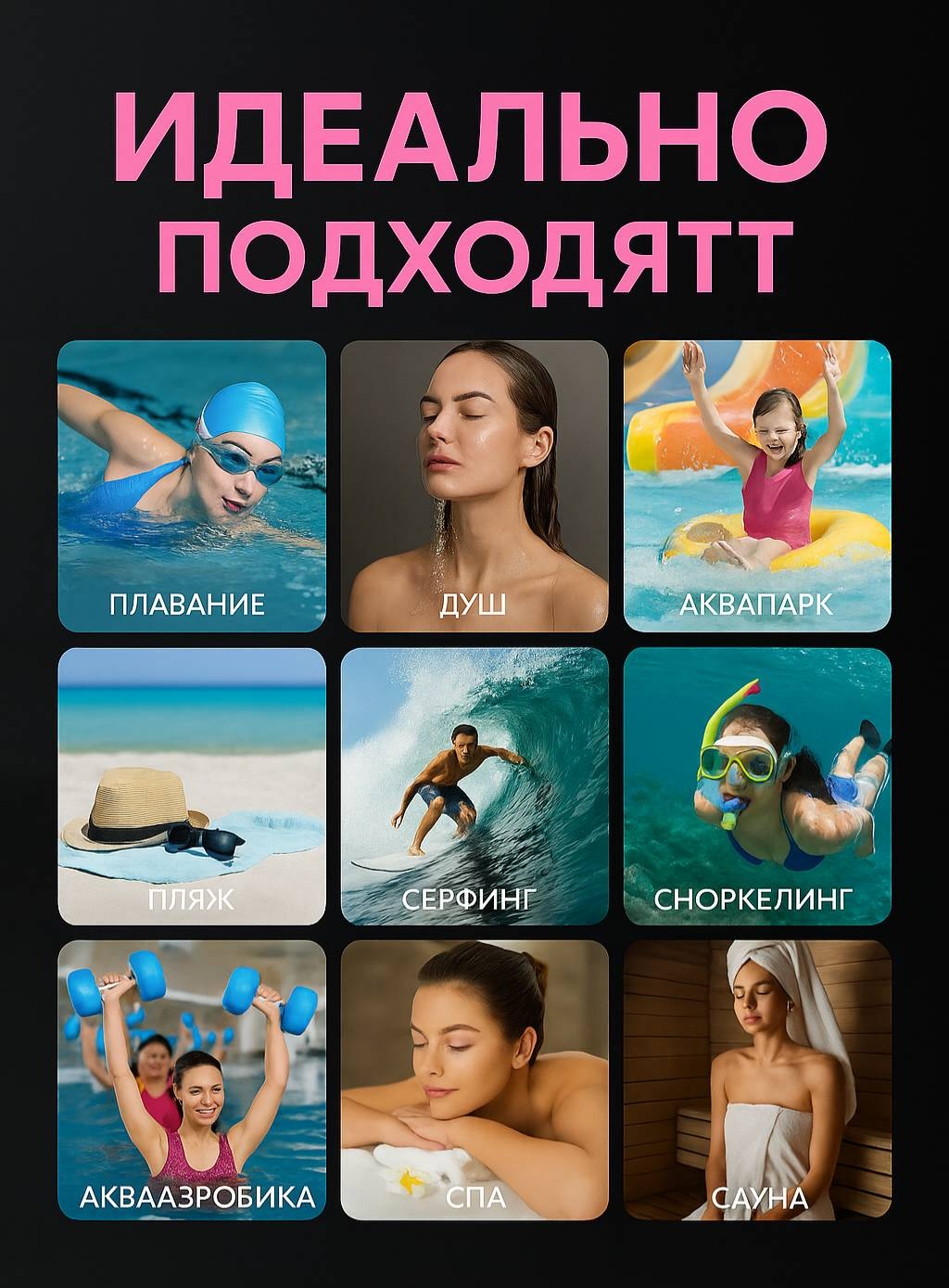 Беруши SwimStore 78633 4 пары