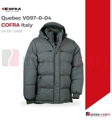 Пуховик Cofra серый