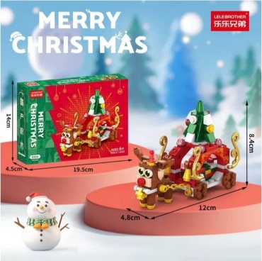 Конструктор Marry christmas, деталей 134 шт